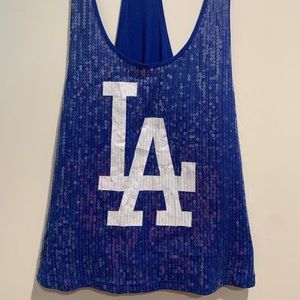 Victoria’s Secret LA Dodger Bling Sequin Tank